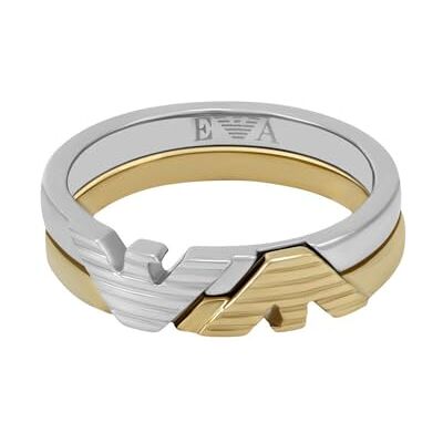 Emporio Armani Women's Stainless steel or brass Focal Rings - Publicité Emporio Armani Women's Stainless steel or brass Focal Rings - Publicité