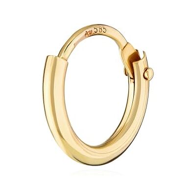 NKlaus 585 or véritable 14 carats simple créole pliable HOMME boucles d'oreilles boucles d'oreilles pendentif 9,0mm - Publicité NKlaus 585 or véritable 14 carats simple créole pliable HOMME boucles d'oreilles boucles d'oreilles pendentif 9,0mm - Publicité