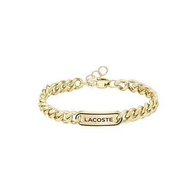 Lacoste Bracelet en Chaîne pour Homme Collection DISTRICT en Or Jaune - Publicité Lacoste Bracelet en Chaîne pour Homme Collection DISTRICT en Or Jaune - Publicité