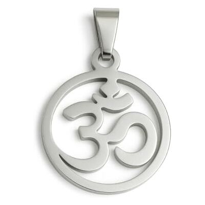Felicidade Pendentif ÔM en Acier Inoxydable Symbole de Paix et de Spiritualité Disponible en Argent et en Or Idéal pour Tous Bijou Élégant et Plein de Sens (Argenté) - Publicité Felicidade Pendentif ÔM en Acier Inoxydable Symbole de Paix et de Spiritualité Disponible en Argent et en Or Idéal pour Tous Bijou Élégant et Plein de Sens (Argenté) - Publicité