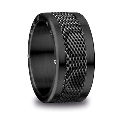 BERING Unisex Ring in schwarz Arctic Symphony Collection aus Edelstahl - Publicité BERING Unisex Ring in schwarz Arctic Symphony Collection aus Edelstahl - Publicité