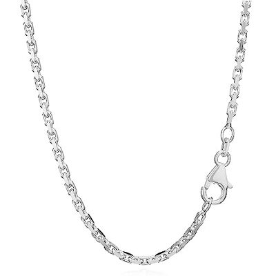 NKlaus 55cm Collier ancre massif en argent 925, diamanté, largeur 2,00mm 8951 - Publicité NKlaus 55cm Collier ancre massif en argent 925, diamanté, largeur 2,00mm 8951 - Publicité