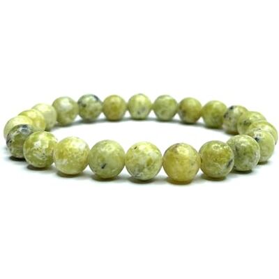 Felicidade Bracelet en Chrysoprase Citron – Pierre Semi-Précieuse Naturelle 8MM – Bijou Revitalisant & Authentique – Énergie Positive & Harmonie – Bracelet Femme & Homme – Idée Cadeau Lithothérapie - Publicité Felicidade Bracelet en Chrysoprase Citron – Pierre Semi-Précieuse Naturelle 8MM – Bijou Revitalisant & Authentique – Énergie Positive & Harmonie – Bracelet Femme & Homme – Idée Cadeau Lithothérapie - Publicité