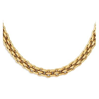 SINGULARU Collier Big Rope. Acier avec Finition Plaqué Or 18Kt ou Acier. Chaîne Tressée Épaisse. Longueur 40 cm + Extension 5 cm. Bijoux pour Femme - Publicité SINGULARU Collier Big Rope. Acier avec Finition Plaqué Or 18Kt ou Acier. Chaîne Tressée Épaisse. Longueur 40 cm + Extension 5 cm. Bijoux pour Femme - Publicité