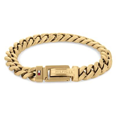 Tommy Hilfiger Jewelry Bracelet en Chaîne pour Homme en Or Jaune - Publicité Tommy Hilfiger Jewelry Bracelet en Chaîne pour Homme en Or Jaune - Publicité