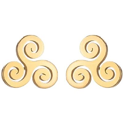 BlackAmazement Lot de 2 boucles d'oreilles en acier inoxydable 316L Triskele Triskel Celten Runes symbole argent rose or noir femme homme, Acier inoxydable - Publicité BlackAmazement Lot de 2 boucles d'oreilles en acier inoxydable 316L Triskele Triskel Celten Runes symbole argent rose or noir femme homme, Acier inoxydable - Publicité