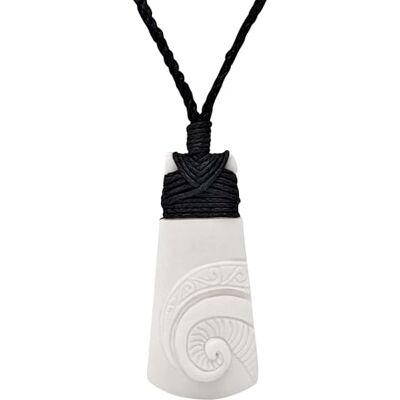 81stgeneration Grand Pendentif Hei Toki en Os Sculpté avec Gravure de Fronde de Fougère Collier Koru de Style Maori Colliers de Surfeur pour Hommes de Style Néo-Zélandais Colliers Style Surfeur - Publicité 81stgeneration Grand Pendentif Hei Toki en Os Sculpté avec Gravure de Fronde de Fougère Collier Koru de Style Maori Colliers de Surfeur pour Hommes de Style Néo-Zélandais Colliers Style Surfeur - Publicité