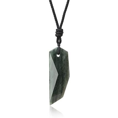 COAI Collier Ajustable Pendentif Dent de Loup Pierre Unisexe - Publicité COAI Collier Ajustable Pendentif Dent de Loup Pierre Unisexe - Publicité