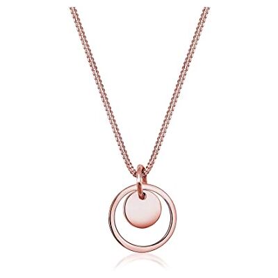 Elli Collier Femme Cercle Plate Pendentif Filigree en Argent Sterling 925 - Publicité Elli Collier Femme Cercle Plate Pendentif Filigree en Argent Sterling 925 - Publicité