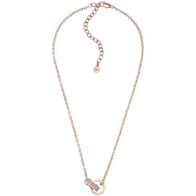 Emporio Armani Collier pour femmes en acier inoxydable avec fermoir à mousqueton - Publicité Emporio Armani Collier pour femmes en acier inoxydable avec fermoir à mousqueton - Publicité