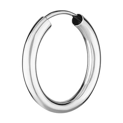NKlaus Simple Créole Argent massif 925 20mm Boucles d'oreilles 2,5mm d'épaisseur Boucles d'oreilles Rondes - Publicité NKlaus Simple Créole Argent massif 925 20mm Boucles d'oreilles 2,5mm d'épaisseur Boucles d'oreilles Rondes - Publicité