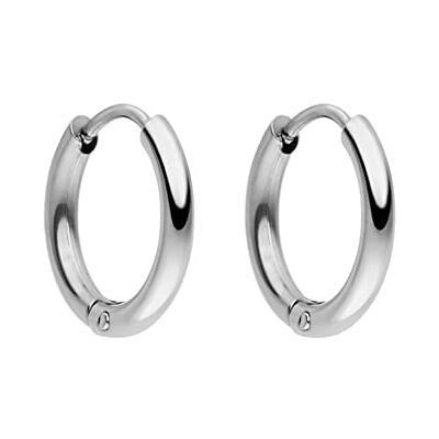 Purelei Boucles d’oreilles Spirit (Or, Argent), Boucles d’oreilles Unisexes Fantaisie en Acier inoxydable, Créoles Résistantes à l’eau Homme Femme, 13 mm de diamètre (Argent) - Publicité Purelei Boucles d’oreilles Spirit (Or, Argent), Boucles d’oreilles Unisexes Fantaisie en Acier inoxydable, Créoles Résistantes à l’eau Homme Femme, 13 mm de diamètre (Argent) - Publicité