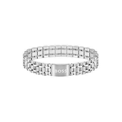 BOSS Jewelry Bracelet à maillons pour Homme Collection OWAN en Acier inoxidable - Publicité BOSS Jewelry Bracelet à maillons pour Homme Collection OWAN en Acier inoxidable - Publicité