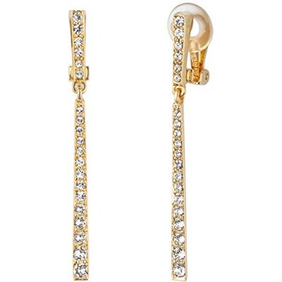 Traveller Boucles d'oreilles à clip avec pierres de cristal suspendues, Métal - Publicité Traveller Boucles d'oreilles à clip avec pierres de cristal suspendues, Métal - Publicité