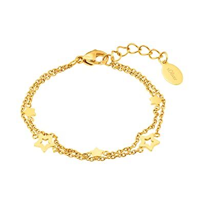 s.Oliver Bracelet en acier inoxydable Filles Enfants Bijoux de bras, 14+2 cm, Argent, Étoile, Livré en boîte cadeau de bijoux - Publicité s.Oliver Bracelet en acier inoxydable Filles Enfants Bijoux de bras, 14+2 cm, Argent, Étoile, Livré en boîte cadeau de bijoux - Publicité