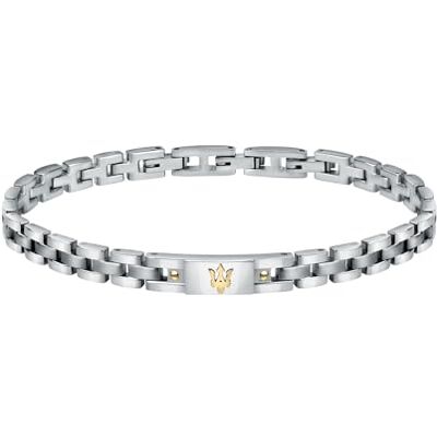 Maserati Maserati JEWELS Bracelet Homme, en acier, PVD or JM420ATH05 - Publicité Maserati Maserati JEWELS Bracelet Homme, en acier, PVD or JM420ATH05 - Publicité
