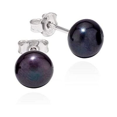 NKlaus Paire de clous d'oreilles Perle de Péacock 925 Argent Tahiti Couleur Perle de culture 7,5mm Boucles d'oreilles - Publicité NKlaus Paire de clous d'oreilles Perle de Péacock 925 Argent Tahiti Couleur Perle de culture 7,5mm Boucles d'oreilles - Publicité