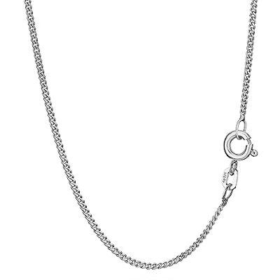NKlaus 55cm Collier panzer 925 argent sterling dames Collier fine chaîne en argent 1,4mm de large - Publicité NKlaus 55cm Collier panzer 925 argent sterling dames Collier fine chaîne en argent 1,4mm de large - Publicité