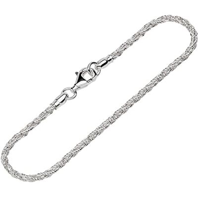 NKlaus Bracelet Argent 925 Sterling 19cm Chaînes queue de renard torsadées Femme Bracelet chaîne - Publicité NKlaus Bracelet Argent 925 Sterling 19cm Chaînes queue de renard torsadées Femme Bracelet chaîne - Publicité