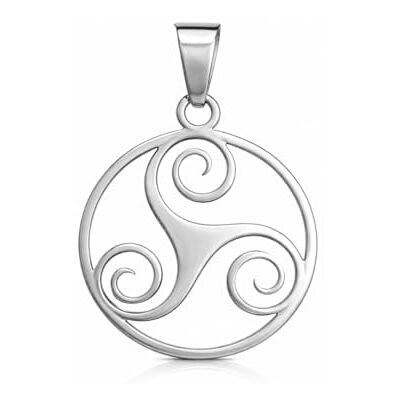 Felicidade Pendentif Triskell Breton en Acier Inoxydable Argenté – Symbole Celtique d’Harmonie, Force & Énergie Positive – Bijou Spirituel Unisexe Élégant & Authentique – Idée Cadeau Unique - Publicité Felicidade Pendentif Triskell Breton en Acier Inoxydable Argenté – Symbole Celtique d’Harmonie, Force & Énergie Positive – Bijou Spirituel Unisexe Élégant & Authentique – Idée Cadeau Unique - Publicité