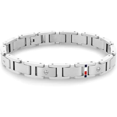 Tommy Hilfiger Jewelry Bracelet à Maillons pour Homme en Acier Inoxidable - Publicité Tommy Hilfiger Jewelry Bracelet à Maillons pour Homme en Acier Inoxidable - Publicité