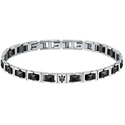 Maserati Maserati Jewels Bracelet Homme, 22 cm, en Acier, Céramique, PVD JM420ATI07 - Publicité Maserati Maserati Jewels Bracelet Homme, 22 cm, en Acier, Céramique, PVD JM420ATI07 - Publicité