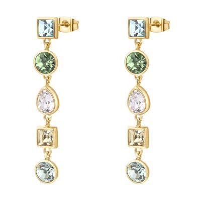 Brosway Boucles d'oreilles pour femme, boucles d'oreilles pendantes en acier et cristaux Collection SYMPHONIA BYM182 - Publicité Brosway Boucles d'oreilles pour femme, boucles d'oreilles pendantes en acier et cristaux Collection SYMPHONIA BYM182 - Publicité