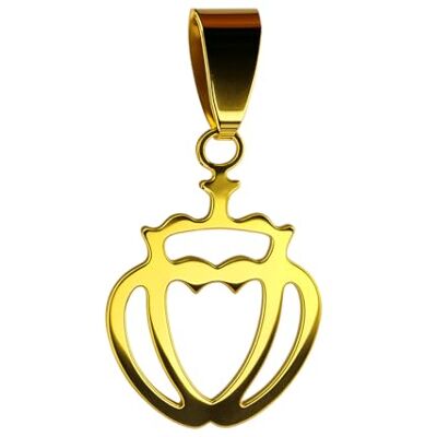 Felicidade Pendentif Cœur Couronné en Acier Inoxydable – Symbole d’Amour, Loyauté & Protection – Bijou Unisexe Élégant – Disponible en Doré ou Argenté – Cadeau Spirituel (Doré) - Publicité Felicidade Pendentif Cœur Couronné en Acier Inoxydable – Symbole d’Amour, Loyauté & Protection – Bijou Unisexe Élégant – Disponible en Doré ou Argenté – Cadeau Spirituel (Doré) - Publicité