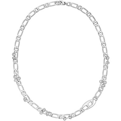 Diesel Collier pour homme en acier inoxydable avec fermoir mousqueton - Publicité Diesel Collier pour homme en acier inoxydable avec fermoir mousqueton - Publicité