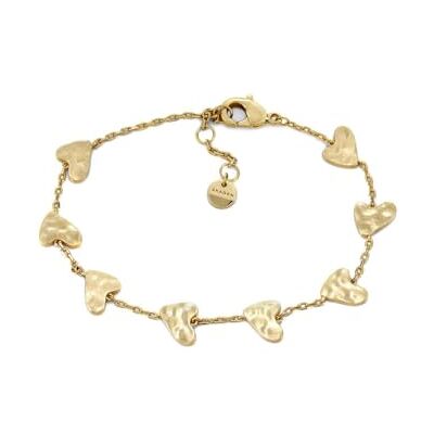 SKAGEN bracelet pour femme en acier inoxydable et laiton semi-précieux avec fermoir mousqueton - Publicité SKAGEN bracelet pour femme en acier inoxydable et laiton semi-précieux avec fermoir mousqueton - Publicité