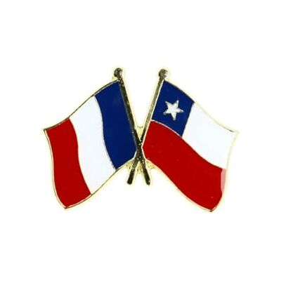Clj Charles Le Jeune Pin's Drapeaux Jumelage France Chili Amérique du Sud qualité de finition Epingle Broche Badge Jumelage et Fraternité - Publicité Clj Charles Le Jeune Pin's Drapeaux Jumelage France Chili Amérique du Sud qualité de finition Epingle Broche Badge Jumelage et Fraternité - Publicité