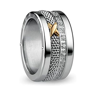 BERING Femme Bague Size 9 Argenté Brillant Themse - Publicité BERING Femme Bague Size 9 Argenté Brillant Themse - Publicité