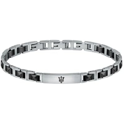Maserati Maserati Jewels Bracelet Homme, 22 cm, en Acier, Céramique, PVD JM420ATI06 - Publicité Maserati Maserati Jewels Bracelet Homme, 22 cm, en Acier, Céramique, PVD JM420ATI06 - Publicité