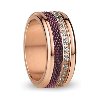 BERING Damen Ring in glänzendem roségold Arctic Symphony Collection aus Edelstahl Douro - Publicité BERING Damen Ring in glänzendem roségold Arctic Symphony Collection aus Edelstahl Douro - Publicité