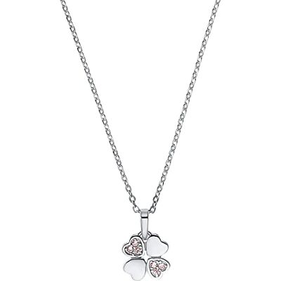 Amor Collier avec pendentif en argent sterling 925 pour fille, bijou de cou pour enfant, argent, livré dans une boîte cadeau pour bijoux - Publicité Amor Collier avec pendentif en argent sterling 925 pour fille, bijou de cou pour enfant, argent, livré dans une boîte cadeau pour bijoux - Publicité