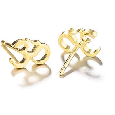 BlackAmazement Lot de 2 boucles d'oreilles en acier inoxydable 316L Symbole Om Bouddhisme Aujourd'hui absolu Argenté, noir, rose, or Pour homme et femme, acier inoxydable - Publicité BlackAmazement Lot de 2 boucles d'oreilles en acier inoxydable 316L Symbole Om Bouddhisme Aujourd'hui absolu Argenté, noir, rose, or Pour homme et femme, acier inoxydable - Publicité