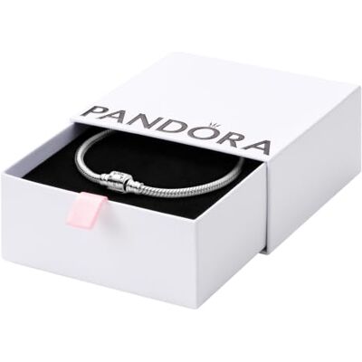 PANDORA Bracelet Snake Link avec fermoir cylindrique de la collection Moments en argent sterling, taille 16 - Publicité PANDORA Bracelet Snake Link avec fermoir cylindrique de la collection Moments en argent sterling, taille 16 - Publicité