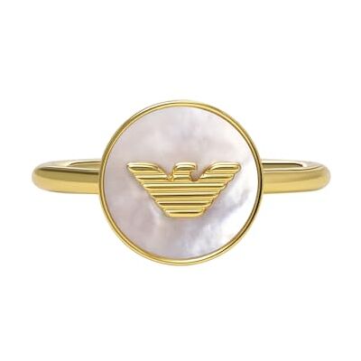 Emporio Armani Bague Femme Statement Métal Doré EGS3142710, Laiton, Aucune pierre précieuse - Publicité Emporio Armani Bague Femme Statement Métal Doré EGS3142710, Laiton, Aucune pierre précieuse - Publicité