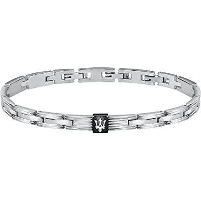 Maserati JEWELS Bracelet Homme, en acier, PVD noir - Publicité Maserati JEWELS Bracelet Homme, en acier, PVD noir - Publicité