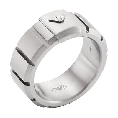 Bague Emporio Armani en acier inoxydable, pour homme, EGS3081040 - Publicité Bague Emporio Armani en acier inoxydable, pour homme, EGS3081040 - Publicité