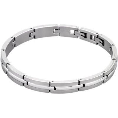 LOTUS STYLE Bracelet Homme Acier Inoxydable 316L Bracelet de Design Sophistiqué, Confortable et Étanche, Bracelets Homme, Argentée 197.10 mm , Idéal pour un Cadeau - Publicité LOTUS STYLE Bracelet Homme Acier Inoxydable 316L Bracelet de Design Sophistiqué, Confortable et Étanche, Bracelets Homme, Argentée 197.10 mm , Idéal pour un Cadeau - Publicité