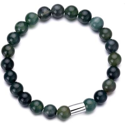 Philip Jones Bracelet Homme Agate Aquatique - Publicité Philip Jones Bracelet Homme Agate Aquatique - Publicité