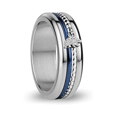 BERING Bague pour femme en argent brillant Collection Arctic Symphony avec acier inoxydable - Publicité BERING Bague pour femme en argent brillant Collection Arctic Symphony avec acier inoxydable - Publicité