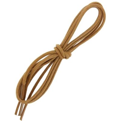 Les Lacets Français. Lacets ronds et épais. 3mm, Coton. Marron Chameau. 75cm FABRIQUE EN FRANCE - Publicité Les Lacets Français. Lacets ronds et épais. 3mm, Coton. Marron Chameau. 75cm FABRIQUE EN FRANCE - Publicité