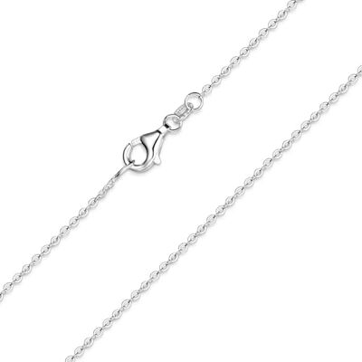 MATERIA by Matthias Wagner MATERIA fine anchor chain 925 sterling silver 1.2 mm silver necklace , chain length: 70 cm - Publicité MATERIA by Matthias Wagner MATERIA fine anchor chain 925 sterling silver 1.2 mm silver necklace , chain length: 70 cm - Publicité
