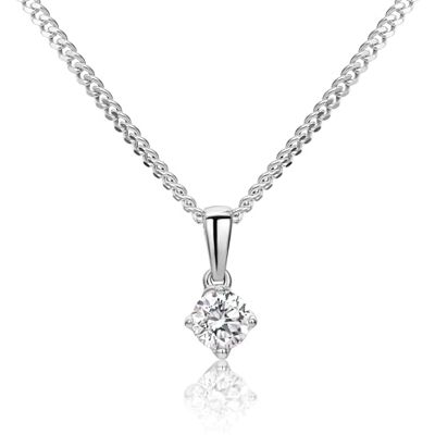MIORE Collier Femme, Chaine Argent/Plaqué Or 18 Carats avec Pendentif en Or Blanc/Or Jaune 9 Carats 375, Pendentif Diamant 0.10 Ct /0.15 Ct/ 0.25 Ct, Chaîne Vrai Or Gourmette, Bijoux Femme - Publicité MIORE Collier Femme, Chaine Argent/Plaqué Or 18 Carats avec Pendentif en Or Blanc/Or Jaune 9 Carats 375, Pendentif Diamant 0.10 Ct /0.15 Ct/ 0.25 Ct, Chaîne Vrai Or Gourmette, Bijoux Femme - Publicité