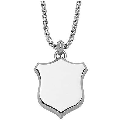 Fossil Collier pour homme en acier inoxydable avec fermoir mousqueton, ton argent - Publicité Fossil Collier pour homme en acier inoxydable avec fermoir mousqueton, ton argent - Publicité