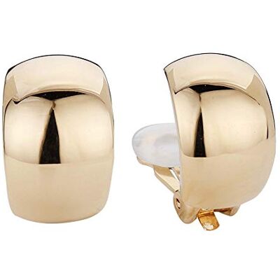 Traveller® boucles d'oreilles clip 22kt doré ou rhodié/argenté - Publicité Traveller® boucles d'oreilles clip 22kt doré ou rhodié/argenté - Publicité
