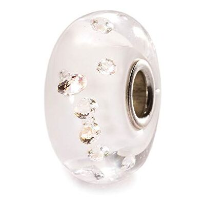 Trollbeads UU81001 Perle Universelle Diamond pour Femme en Argent 925 et Verre Blanc - Publicité Trollbeads UU81001 Perle Universelle Diamond pour Femme en Argent 925 et Verre Blanc - Publicité