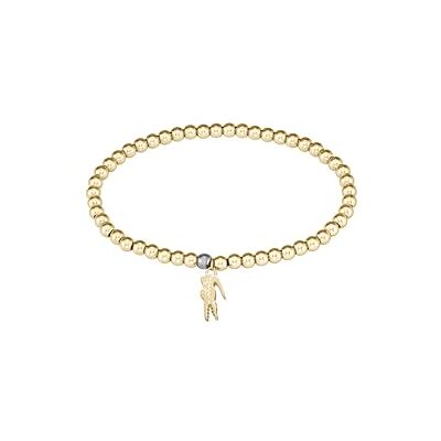 Lacoste Bracelet en perles pour Femme en acier inoxidable Disponible en version argentée ou dorée - Publicité Lacoste Bracelet en perles pour Femme en acier inoxidable Disponible en version argentée ou dorée - Publicité